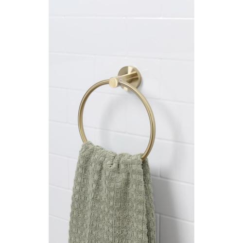 Bristan Round Towel Ring Brushed Brass RD RING BB